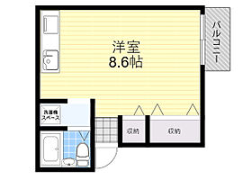 大阪府池田市石橋４丁目（賃貸アパート1R・1階・21.00㎡） その2