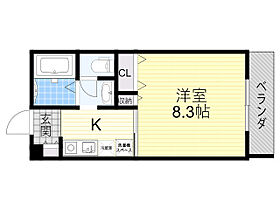 大阪府吹田市垂水町２丁目35番2号（賃貸マンション1K・5階・26.82㎡） その2