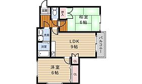 大阪府箕面市牧落１丁目（賃貸アパート2LDK・2階・52.99㎡） その2