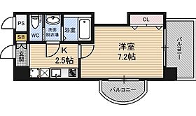 大阪府大阪市東淀川区東中島２丁目（賃貸マンション1K・8階・24.49㎡） その2