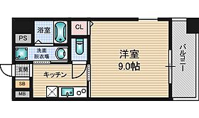 大阪府大阪市淀川区宮原５丁目（賃貸マンション1K・3階・27.84㎡） その2