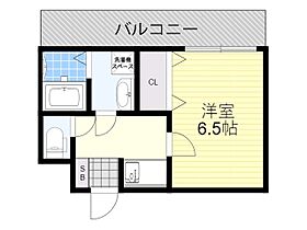 兵庫県川西市多田桜木１丁目（賃貸マンション1K・6階・24.41㎡） その2