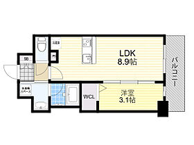 大阪府吹田市垂水町１丁目（賃貸マンション1LDK・3階・31.20㎡） その2