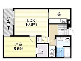 兵庫県宝塚市雲雀丘山手１丁目（賃貸マンション1LDK・2階・53.86㎡） その2