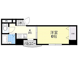 兵庫県川西市小花２丁目（賃貸マンション1K・5階・22.50㎡） その2