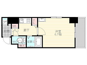 大阪府大阪市淀川区西三国１丁目（賃貸マンション1K・5階・21.27㎡） その2