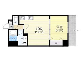 大阪府吹田市南金田２丁目（賃貸マンション1LDK・1階・43.20㎡） その2