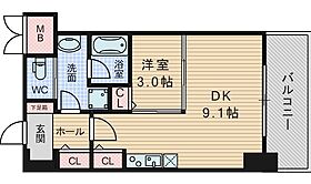 大阪府吹田市垂水町３丁目（賃貸マンション1DK・6階・31.65㎡） その2