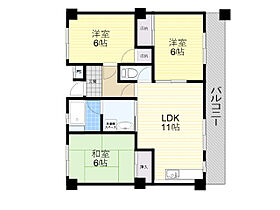 大阪府吹田市山田西１丁目1番2号（賃貸マンション3LDK・3階・63.01㎡） その2