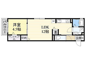 大阪府豊中市螢池西町２丁目6番4号（賃貸アパート1LDK・3階・40.35㎡） その2