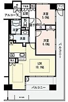 大阪府豊中市新千里西町１丁目（賃貸マンション2LDK・18階・67.27㎡） その2