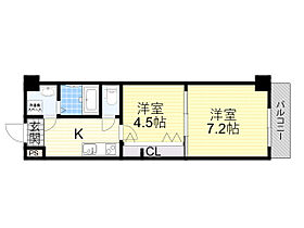 大阪府吹田市岸部中３丁目21番3号（賃貸マンション2K・2階・35.10㎡） その2