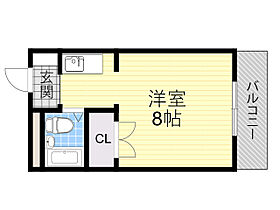 大阪府箕面市小野原東３丁目（賃貸マンション1R・3階・25.00㎡） その2