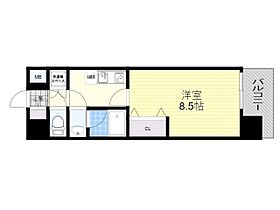 大阪府吹田市垂水町３丁目17番28号（賃貸マンション1K・5階・27.36㎡） その2