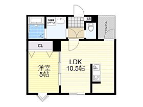 大阪府豊中市螢池北町１丁目（賃貸アパート1LDK・2階・34.11㎡） その2