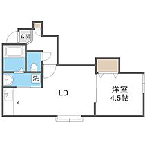 北海道札幌市中央区北九条西19丁目35-46（賃貸アパート1LDK・2階・33.24㎡） その2