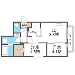 物件の間取り