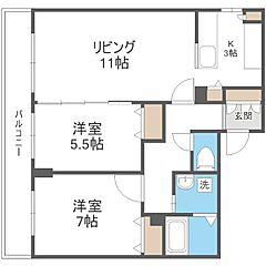 物件の間取り