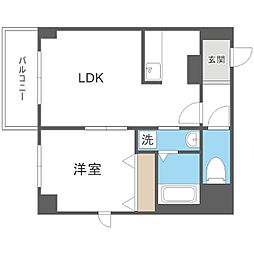 フォレスタ 1LDKの間取図画像