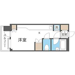 サンシャイン・シティー21 ワンルームの間取図画像