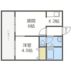 物件の間取り