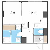 北海道札幌市中央区南六条西11丁目1285（賃貸マンション1DK・2階・34.20㎡） その2