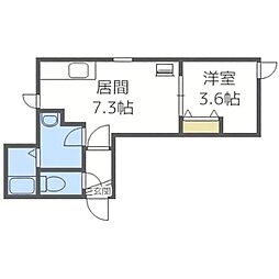 🉐敷金礼金0円！🉐札幌市営南北線 中の島駅 徒歩8分