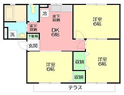 プレメール 3DKの間取図画像