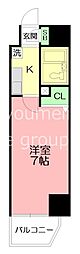 サニークレスト湘南平塚 1Kの間取図画像