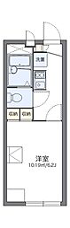 レオパレスすばる1 1Kの間取図画像