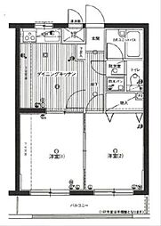 ライオンズマンション平塚第6 2LDKの間取図画像