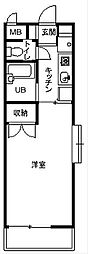 ビオラ・モエ湘南平 1Kの間取図画像