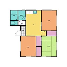 ロイヤルパレスEHARA 3DKの間取図画像