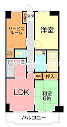 カサグランデ湘南 2SLDKの間取図画像
