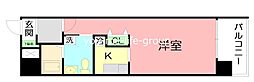レオグランデ 1Kの間取図画像