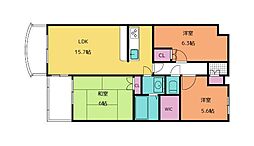 間取図画像 3LDK