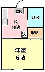 間取図画像 1K