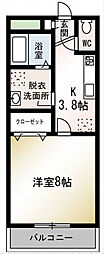 間取図画像 1K