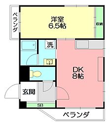 間取図画像 1LDK
