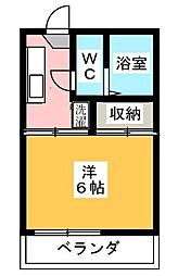 間取図画像 1K