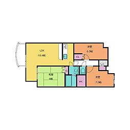 間取図画像 3LDK