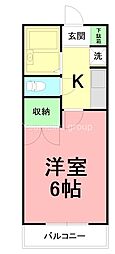 間取図画像 1K