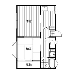 間取図画像 2DK
