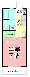 間取図画像 1K