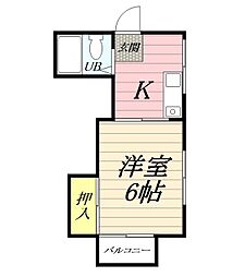 間取図画像 1K