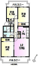 間取図画像 3LDK