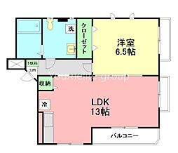間取図画像 1LDK