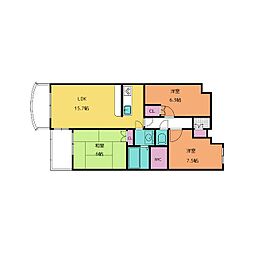 間取図画像 3LDK