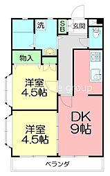 間取図画像 2DK