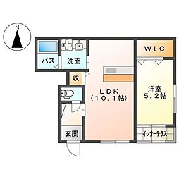間取図画像 1LDK